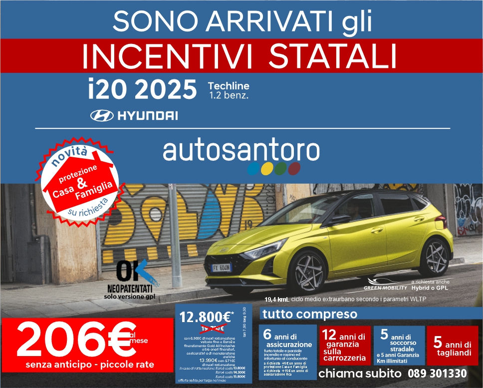 Autosantoro concessionaria ufficiale Hyundai Salerno e Potenza